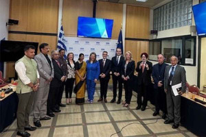 Συνάντηση της Δ. Αυγερινοπούλου με την Ινδική Κοινοβουλευτική Αντιπροσωπεία στη Βουλή των Ελλήνων