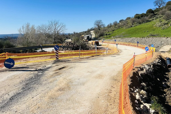 Ηλεία: Ολοκληρώθηκαν οι βασικές εργασίες της προσωρινής παράκαμψης στην Ε.Ο. 111 στη Δίβρη
