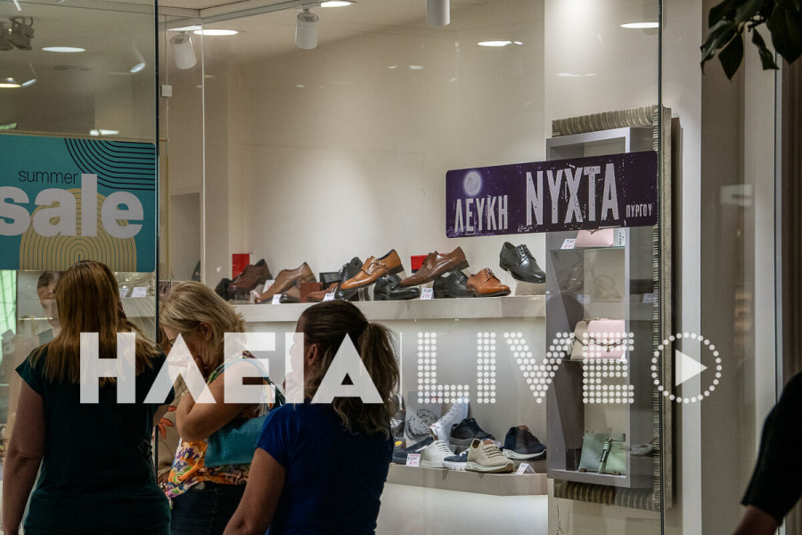 Λευκή Νύχτα στον Πύργο: Όλοι χάρηκαν την μεγάλη γιορτή της αγοράς