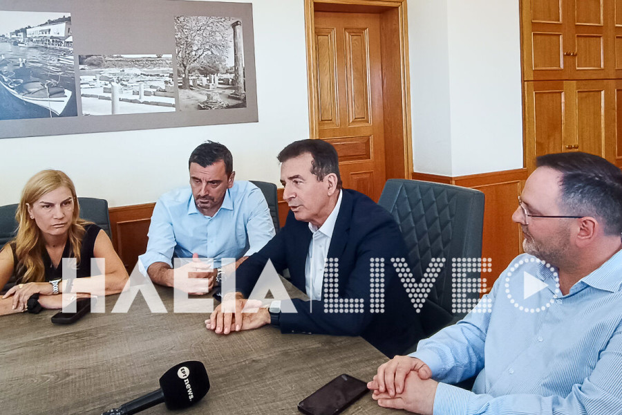 Μιχάλης Χρυσοχοΐδης: Ο πλούτος της Ηλείας είναι ο πρωτογενής τομέας, ο τουρισμός και το φυσικό κάλλος