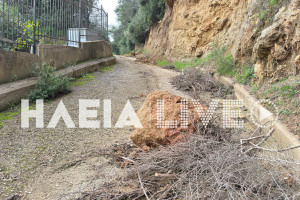 Στα όρια της αντοχής του το βουνό του Κατακόλου – Φόβοι για γενικευμένη κατολίσθηση (photos &amp; video)