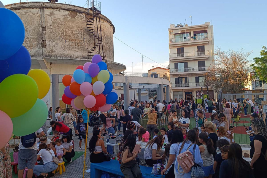 Ο Δήμος Πύργου εγκαινίασε τη νέα παιδική χαρά στην πλατεία Δεξαμενής