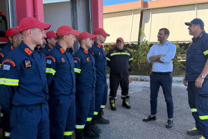 Ο Ανδρέας Νικολακόπουλος επισκέφθηκε την 18η ΕΜΟΔΕ στην Ηλεία