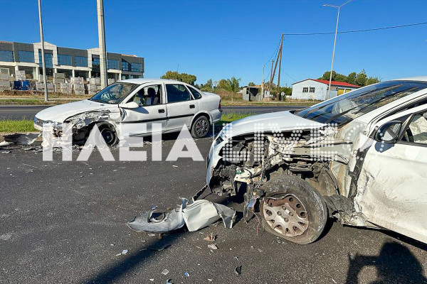Πύργος: Πρωινό τροχαίο κοντά στον ΟΑΕΔ χωρίς τραυματισμούς