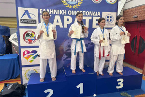 Α.Σ. Καρατε Μαχητές Ηλείας: Ασημένιο μετάλλιο στο πανελλήνιο Πρωτάθλημα καράτε παίδων-κορασίδων 2026 η Νεφέλη Τσαπόγα
