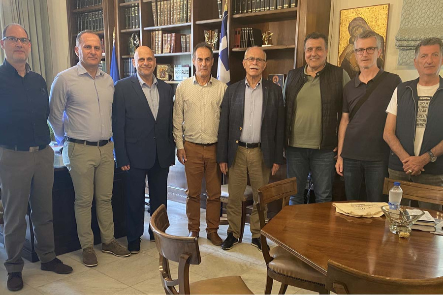 Συνάντηση δημάρχου Πύργου με το νέο Δ.Σ. του Μουσικού Συλλόγου ΟΡΦΕΥΣ - Ωδείον Πύργου