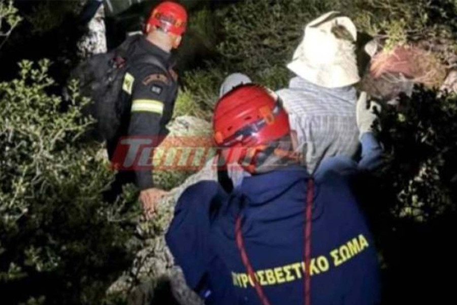 Δυτ. Ελλάδα: Σωτήρια επιχείρηση της 6ης ΕΜΑΚ - Απεγκλώβισε τα ξημερώματα άτομα από επικίνδυνη χαράδρα