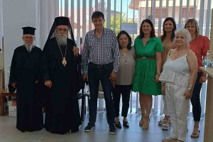 Επίσκεψη του Σεβασμιωτάτου Μητροπολίτου Ηλείας στα νέα Γραφεία της Διεύθυνσης Κοινωνικής Προστασίας &amp; Υγείας