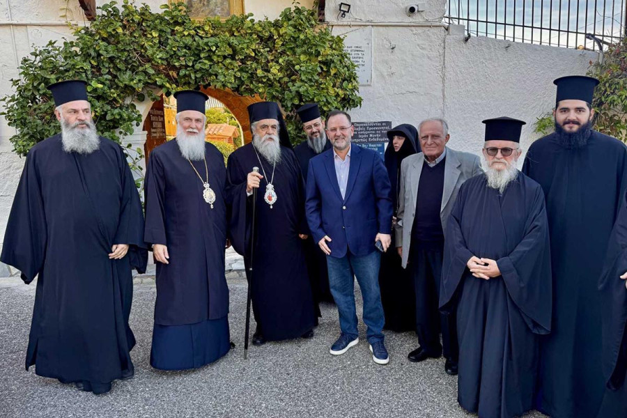 Νίκος Κοροβέσης: Θερμή υποδοχή στον Μητροπολίτη Λήμνου κ. Ιερόθεο Γ΄ στην Ηλεία