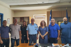 Ενημερωτική επίσκεψη νέων του Δήμου μας στην Αστυνομική Διεύθυνση Ηλείας