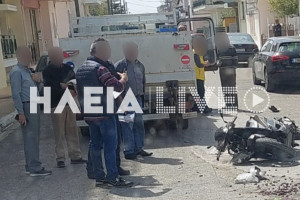 Αμαλιάδα: Ένας τραυματίας σε σύγκρουση αυτοκινήτου με μηχανάκι