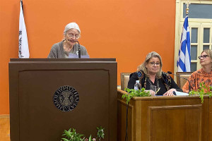 Το βιβλίο της Μαργαρίτας Κολιοπούλου παρουσιάστηκε σε εκδήλωση που διοργάνωσε ο Δήμος Πύργου