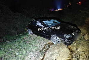 Κόρινθος: Οδηγός έπεσε με ΙΧ σε πλαγιά 70 μέτρων και απεγκλωβίστηκε χωρίς γρατζουνιά