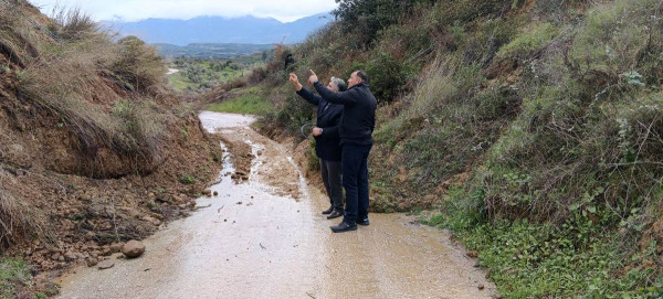 Σοβαρές κατολισθήσεις σε κοινότητες της Πηνείας – Απειλή για οδικό δίκτυο και περιουσίες