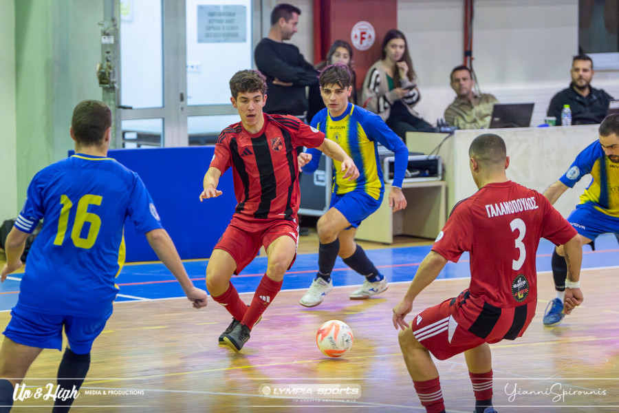 Futsal: Ποδαρικό με νίκη για τον Pyrgos 2024 7-4 τον Ερμή Ζωγράφου