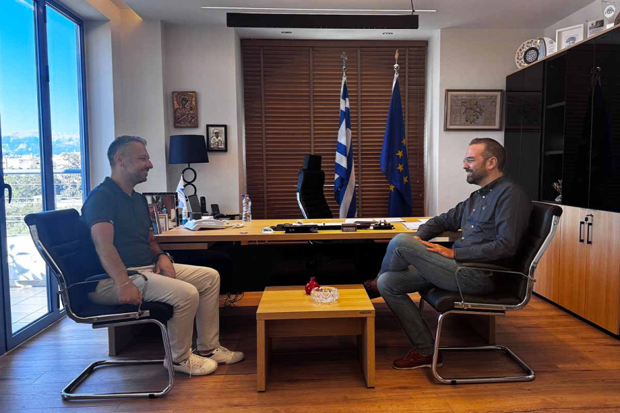 Συνάντηση Περιφερειάρχη Δυτ. Ελλάδας και Προέδρου Κοινότητας Αρετής