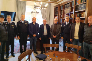 Ανώτατο κλιμάκιο της ΕΛ.ΑΣ. επισκέφθηκε τον Δήμαρχο Πύργου