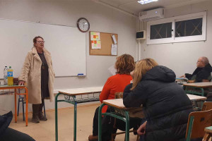 Ενημερωτική επίσκεψη οδοντιάτρου στο Σχολείο Δεύτερης Ευκαιρίας Πύργου - Tμήμα Ζαχάρως