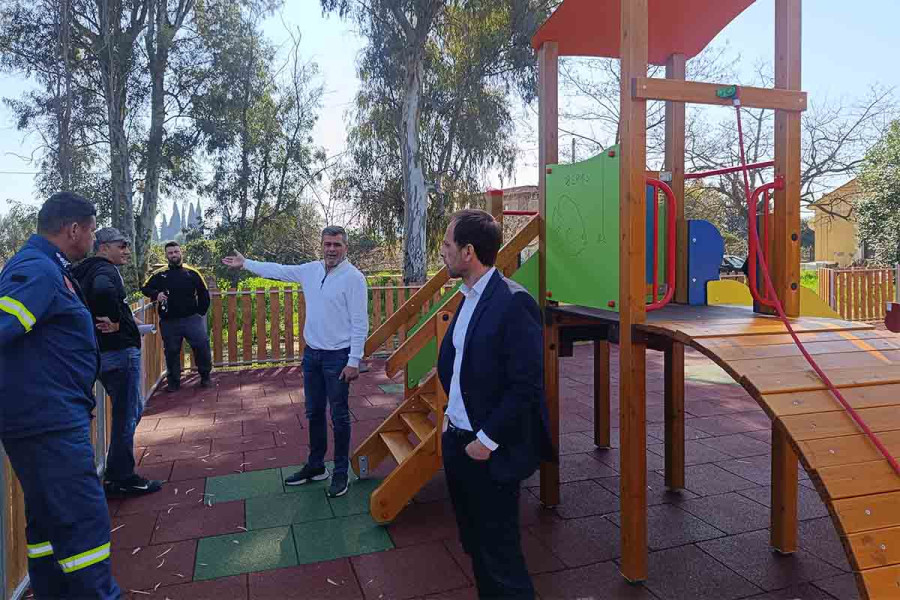 Δήμος Αρχ. Ολυμπίας: Νέα παιδική χαρά στο Στρέφι