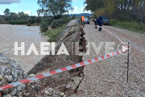 Αρχ. Ολυμπία: Η ορμή του Αλφειού έσπασε τα σαρζανέτ