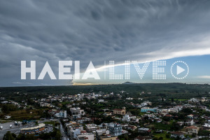 Ηλεία: Εντυπωσιακές εικόνες από ψηλά με το πέρασμα της κακοκαιρίας Kristin