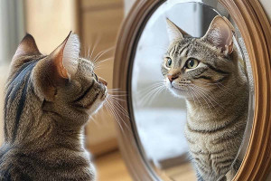 Τι βλέπουν πραγματικά οι γάτες όταν κοιτάνε τον καθρέφτη