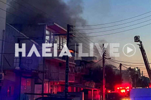 Φωτιά στο Περιστέρι: Στις φλόγες επιχείρηση - Ισχυρές δυνάμεις της Πυροσβεστικής στο σημείο (photos)