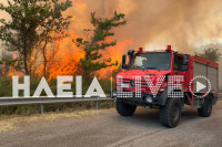 Ηλεία: Βελτιωμένη η εικόνα της πυρκαγιάς στο Μουζάκι - Ολονύκτιο το έργο της κατάσβεσης
