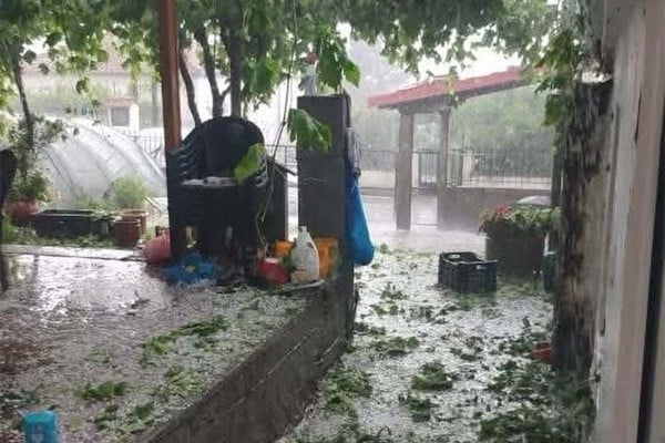 Καταστροφές στις καλλιέργειες από το χαλάζι - «Σάρωσε» Κοζάνη, Γρεβενά και Καρδίτσα η κακοκαιρία