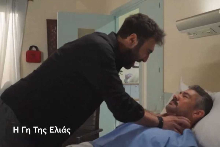 «Η Γη της Ελιάς»: Ο Πότης μπαίνει στο δωμάτιο του νοσοκομείου για να αποτελειώσει τον Αποστόλη