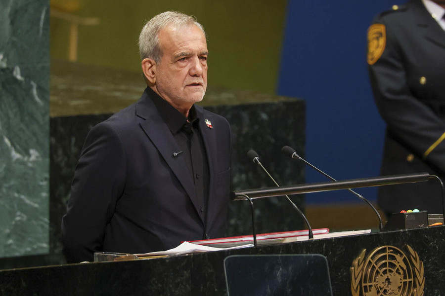 Πεζεσκιάν από ΟΗΕ: Το Ιράν δεν θα σκύψει το κεφάλι - Κανείς δεν θα «στρέψει» το Ορμούζ εναντίον μας