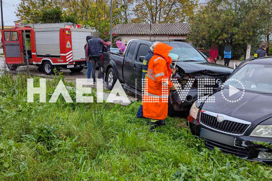 Μυρσίνη: Σοβαρό τροχαίο σε πλαγιομετωπική σύγκρουση οχημάτων (photos)