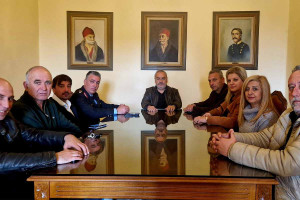 Συνάντηση Δημάρχου Πηνειού Αλ. Καστρινού με τον νέο Αστυνομικό Διευθυντή Ηλείας Παρασκευά Μασούρα
