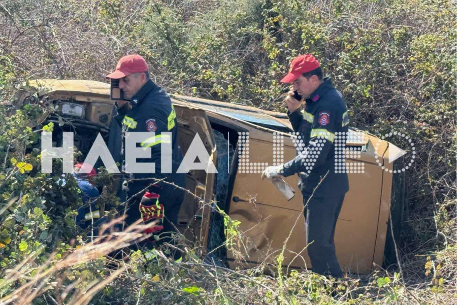 Αγρίδι: Δύο τραυματίες σε εκτροπή αυτοκινήτου