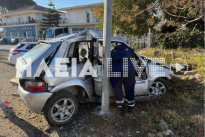 Πύργος: Πολύ σοβαρό τροχαίο στον βοηθητικό του κόμβου Φιλοθέης (photos &amp;video)