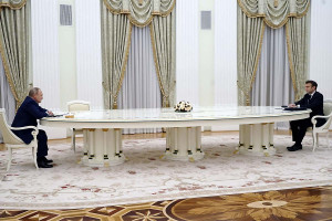 Τηλεφωνική επικοινωνία Πούτιν και Μακρόν - Η πρώτη από την εισβολή στην Ουκρανία το 2022