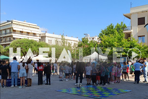 Το «Λούνα Παρκ Ανακύκλωσης» επέστρεψε στον Πύργο και τα παιδιά μαθαίνουν παίζοντας