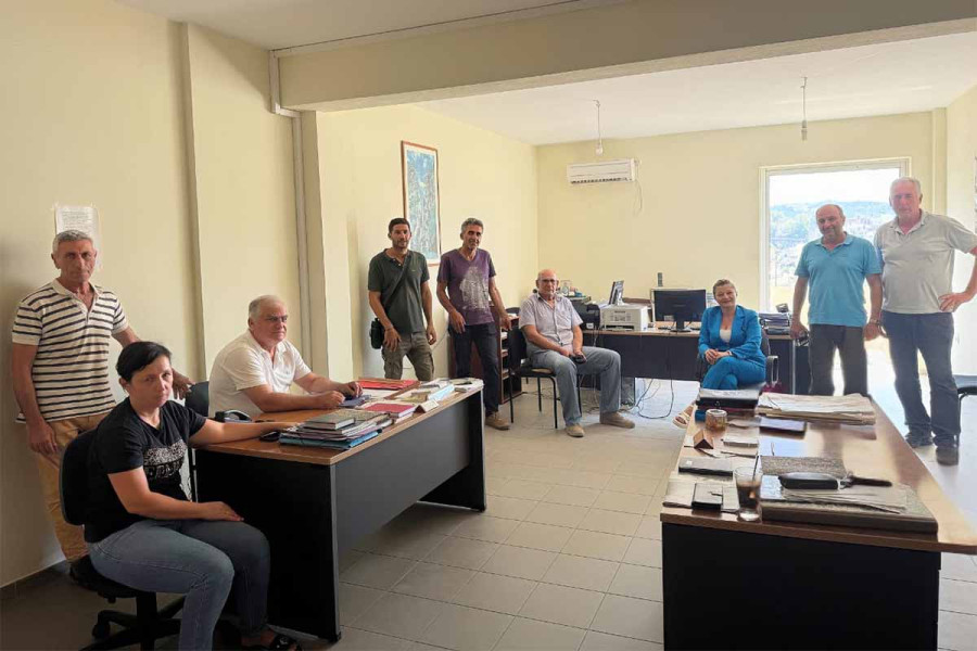 Επίσκεψη Αυγερινοπούλου στο Δασονομείο Ζαχάρως