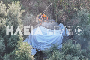 Έλαβε τέλος η απειλή του βράχου στο Κατάκολο - Με επιτυχία και η δεύτερη έκρηξη