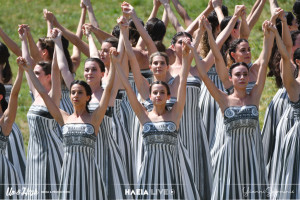24 ώρες στην Αρχαία Ολυμπία με τις Ιέρειες της Τελετής Αφής της Ολυμπιακής Φλόγας (video)