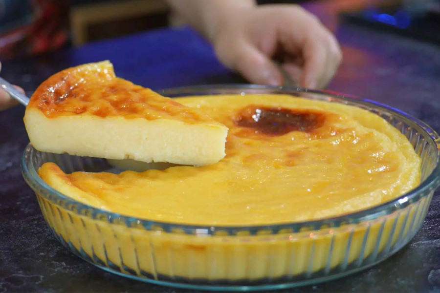 Γαλατόπιτα Χωρίς φύλλο σε 5 λεπτά