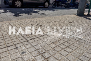 Πύργος: Παρολίγο ατύχημα από πτώση σοβάδων στην οδό Λετρίνων