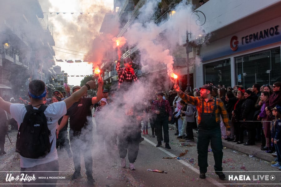 Ξέφρενο γλέντι στην παρέλαση του Πυργιώτικου Καρναβαλιού (photos)