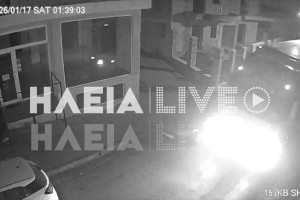 Πύργος: Νταλίκα διέλυσε σταθμευμένο αυτοκίνητο… και έφυγε (photos &amp; video)