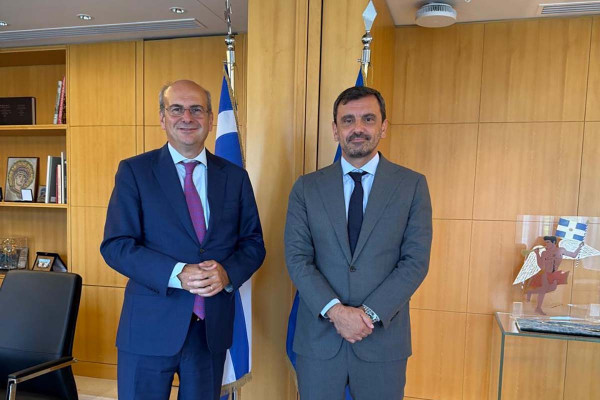 Συνάντηση εφ’ όλης της ύλης με τον αντιπρόεδρο της κυβέρνησης κ. Χατζηδάκη είχε ο Ανδρέας Νικολακόπουλος