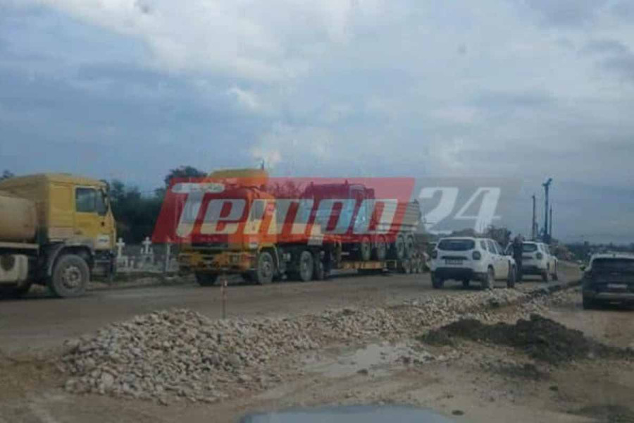 Μιντιλόγλι: Έπεσε από φορτηγό στα έργα – Τραυματισμένος οδηγός στο νοσοκομείο