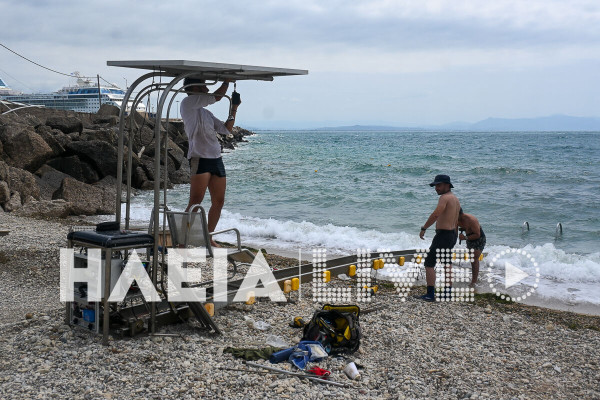 Κατάκολο: Ξανά στη διάθεση των λουομένων το Sea Track στις Πλάκες