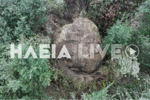 Δείτε video: Βράχος 40 τόνων απειλεί τον οικισμό του Κατακόλου