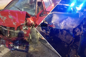 Μεσσηνία: Σοβαρό τροχαίο ατύχημα στην Ε.Ο. Φιλιατρών – Κυπαρισσίας – Μετωπική σύγκρουση οχημάτων