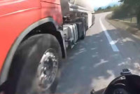 Λίμνη Πλαστήρα: Η συγκλονιστική περιγραφή του μοτοσικλετιστή που γλίτωσε από το βυτιοφόρο